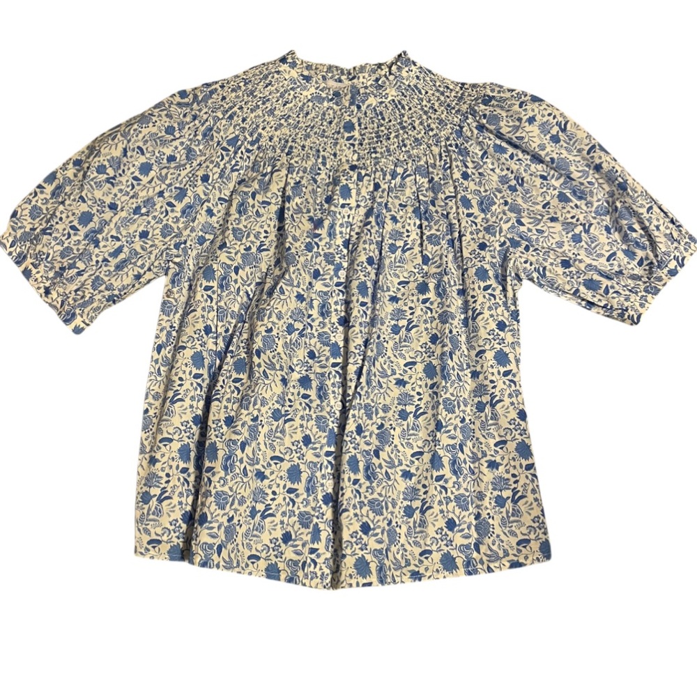 SugarLips Lily Floral Ruffle Blouse - Picture 8 of 8